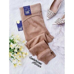 Lark + Grey Womens Skinny Pants Brown Slim Fit Stretch Pockets Pull Ons S New